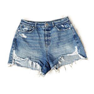 American Eagle Highest Rise Mom Short Cut Off 8